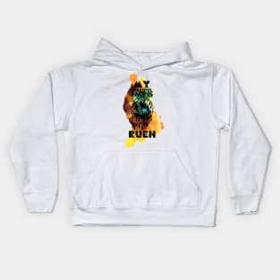 My beautiful face is ruen Kids Hoodie